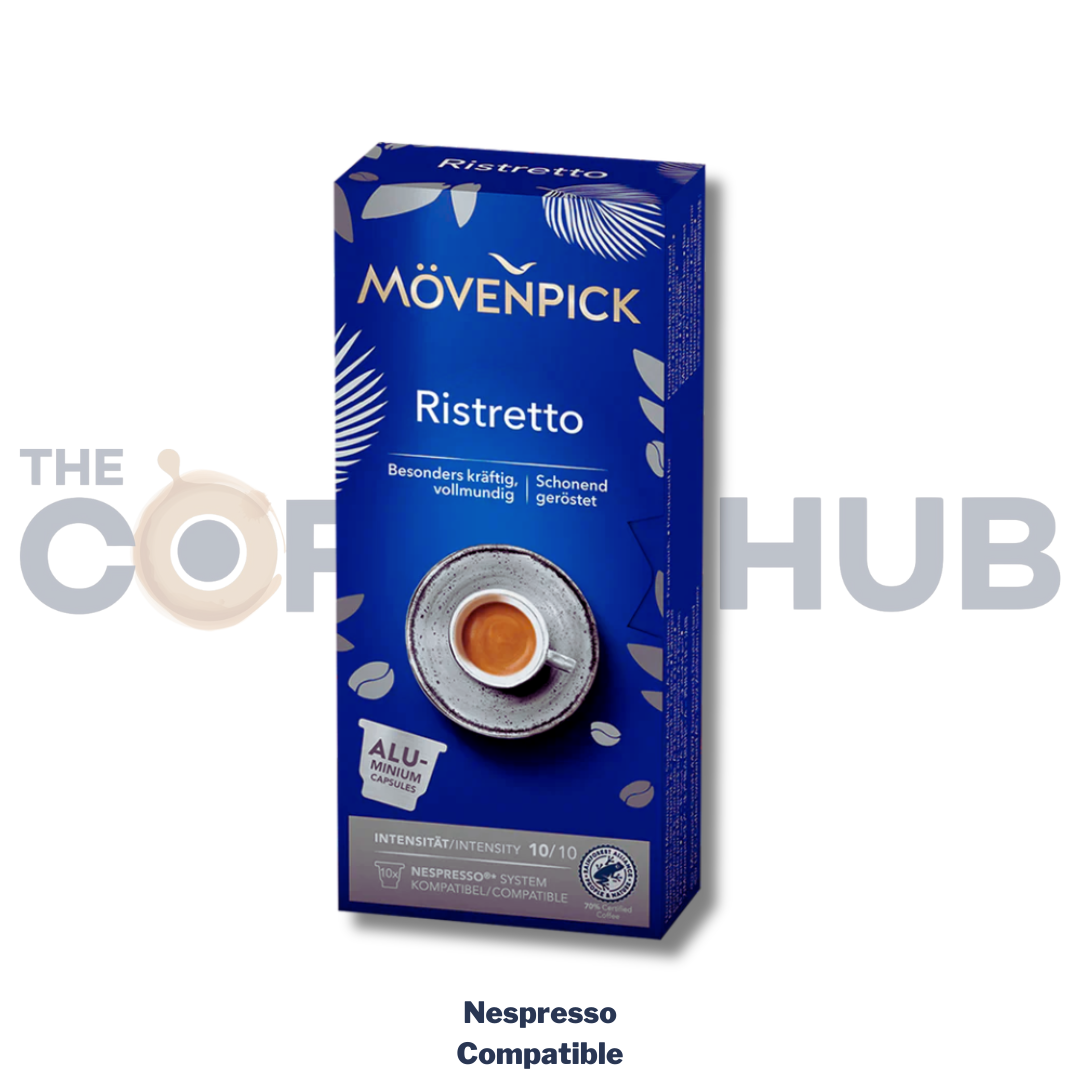 Movenpick Nespresso Compatible Ristretto Espresso - 10 Capsules – The  Coffee Hub