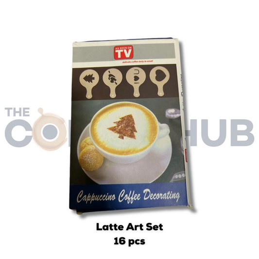 TMH Latte Art Set -16 pcs - Default Title - Image 1 | Handmade in Egypt