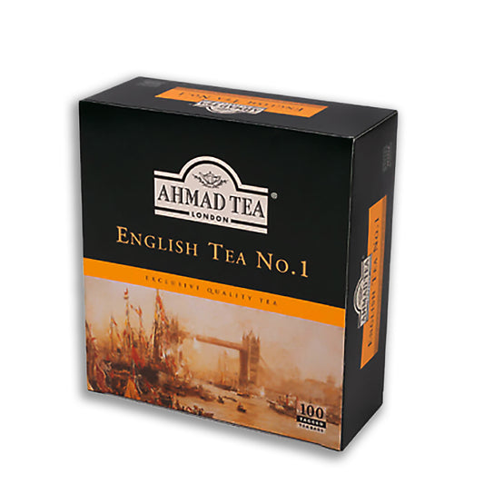 Ahmad Tea English Tea No.1 - 100 TeaBags + 2 Free TEABAGS