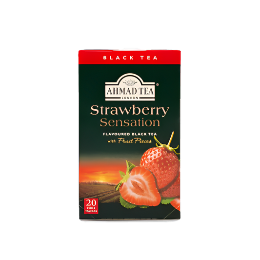 Ahmad Tea Strawberry Sensation Black Tea -20 Foil