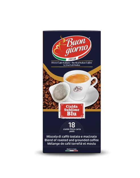 Caffè Buongiorno ESE Pods Blue - 18 Pods