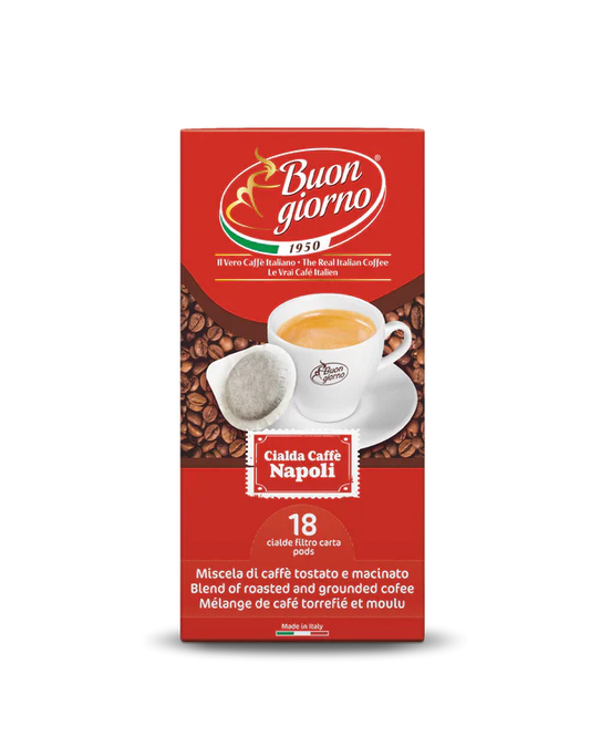 Caffè Buongiorno ESE Pods Rosso - 18 Pods