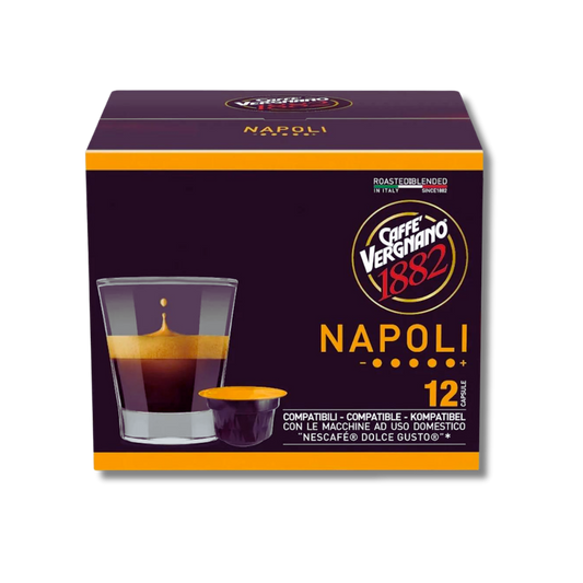 Caffè Vergnano Dolce Gusto Compatible Napoli- 12 Capsules