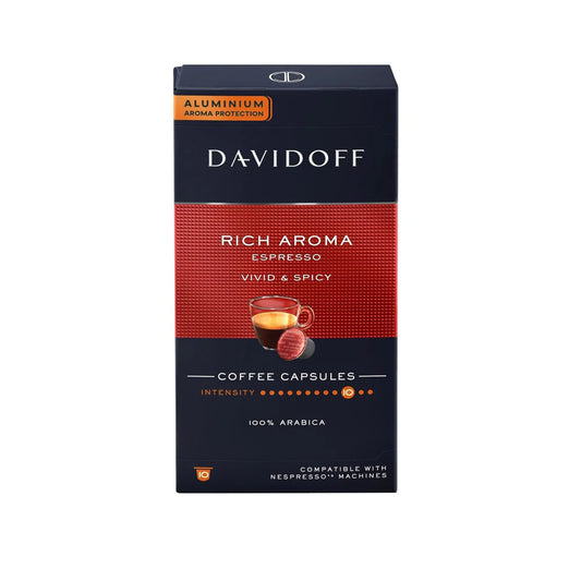 Davidoff Nespresso Compatible Rich Aroma Espresso -10 Capsules