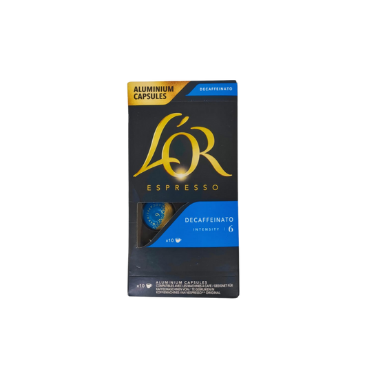 L'OR Aluminium Capsules Espresso Decaffeinatio - 10 Capsules