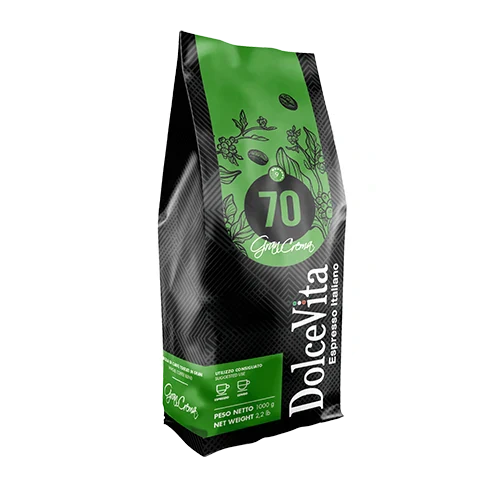 Dolce vita GRAN CREMA 70% ARABICA -Bag 1 Kg