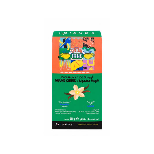 Friends Espresso Ground Coffee - Natural Vanilla Flavor - 250g
