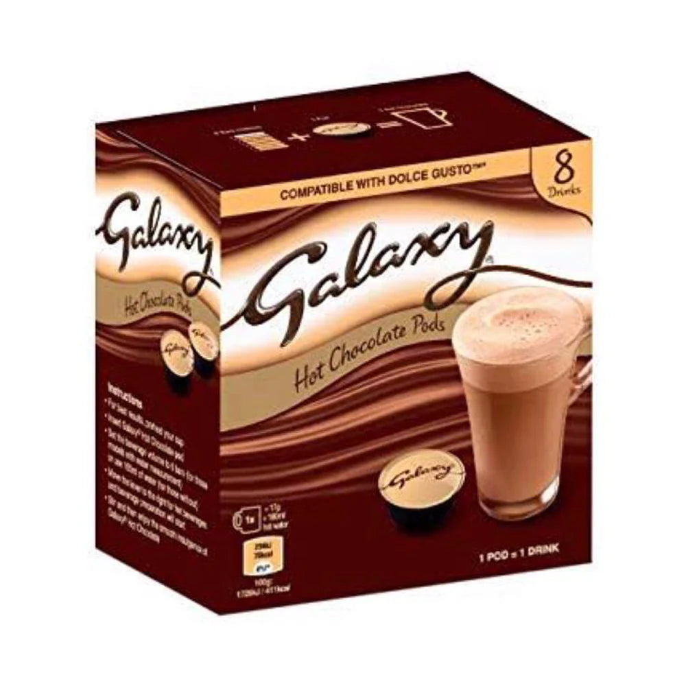 Galaxy Dolce Gusto Compatible Hot Chocolate -8 Pods