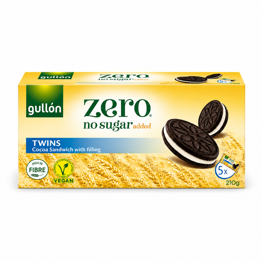 Gullón Zero Twins - Pack of 5 - 210 gm