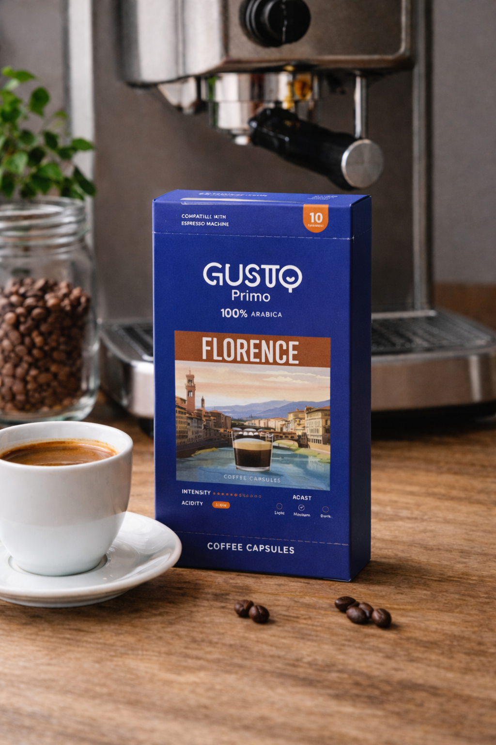 Gusto Primo Florence – Nespresso® Compatible- 10 Capsules
