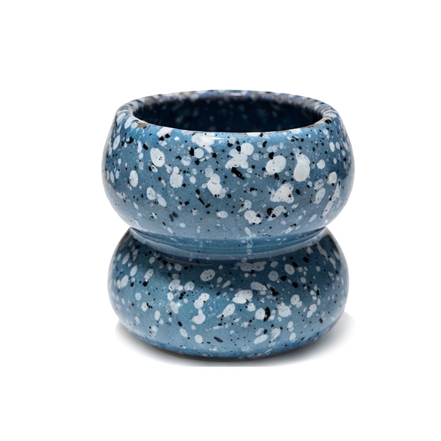 Handmade Pottery Espresso Cup – 60 ml Artisan Coffee Shot Cup – Arctic Sky Blue