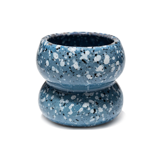 Handmade Pottery Espresso Cup – 60 ml Artisan Coffee Shot Cup – Arctic Sky Blue