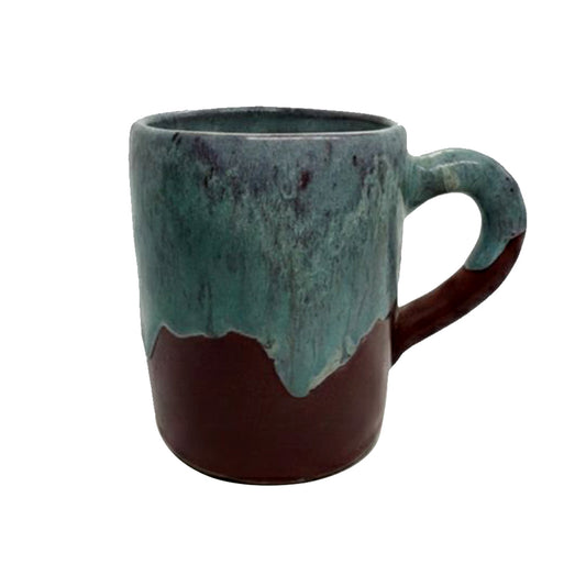 Handmade Pottery Mug – 250 ml Artisan Ceramic Cup - Olive Moss