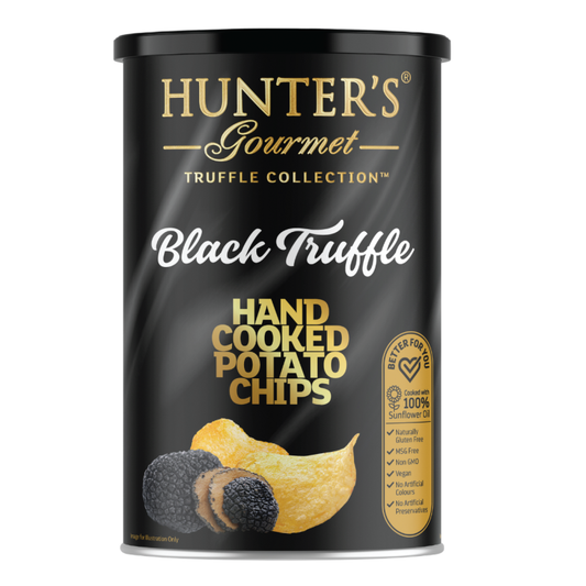 Hunter's Gourmet Hand Cooked Potato Chips Black Truffle - 150 gm