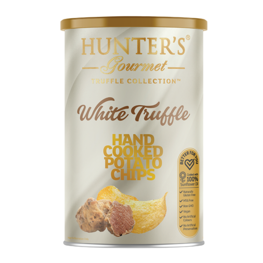 Hunter's Gourmet Hand Cooked Potato Chips White Truffle - 150 gm