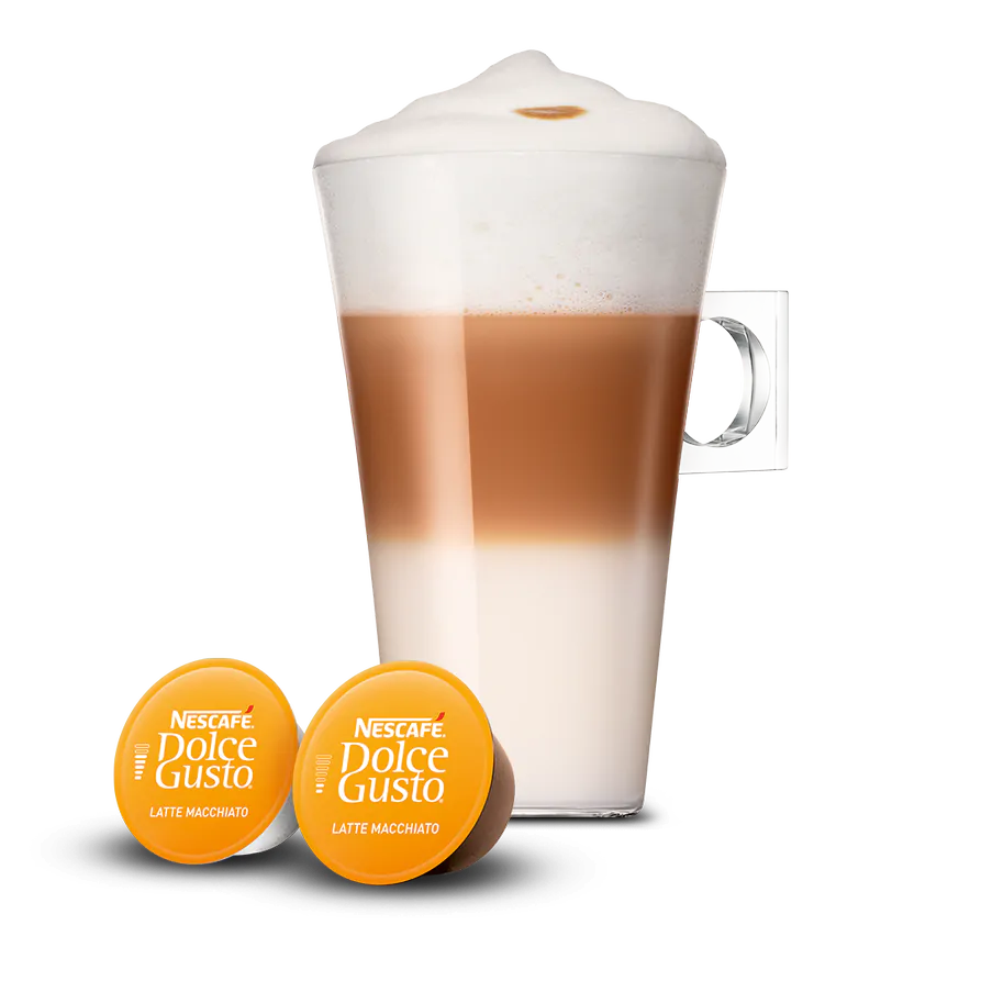 Nescafe Dolce Gusto Latte Macchiato -16 Capsules/8 Cups