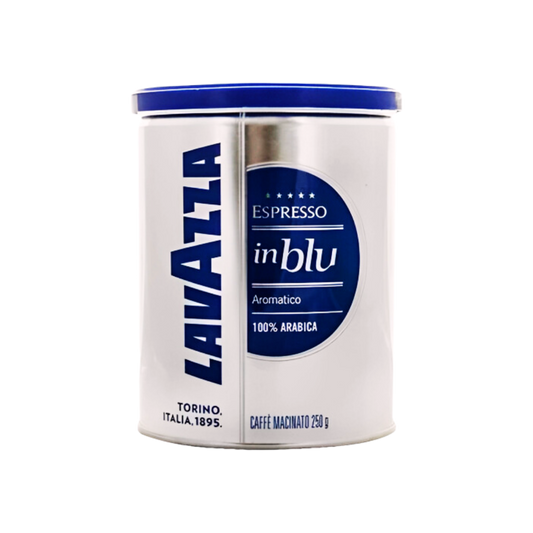 Lavazza Ground Coffee - Espresso in blu -Tin 250 gm