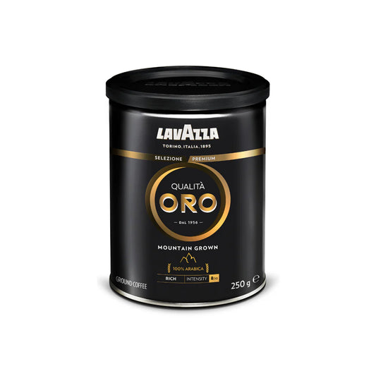 Lavazza Qualita Oro Mountain Grown Ground Coffee -Tin 250 gm