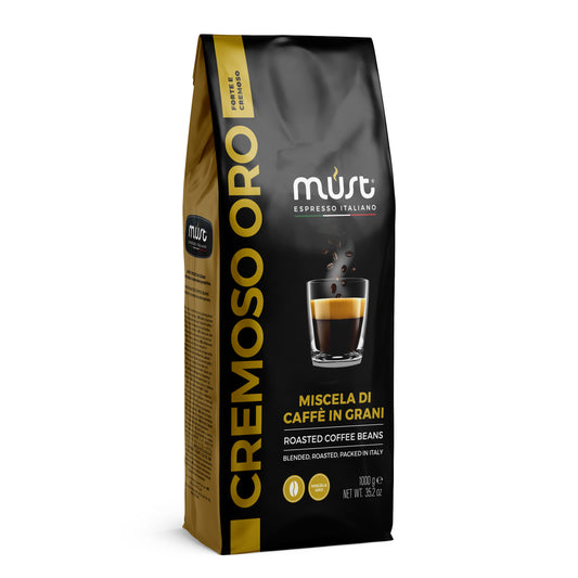 MUST Roasted Coffee Beans Cremoso Oro - 1 Kg
