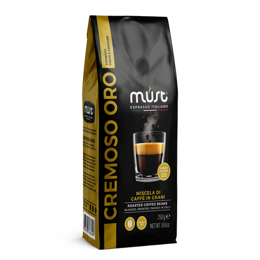 MUST Roasted Coffee Beans Cremoso Oro - 250 gm