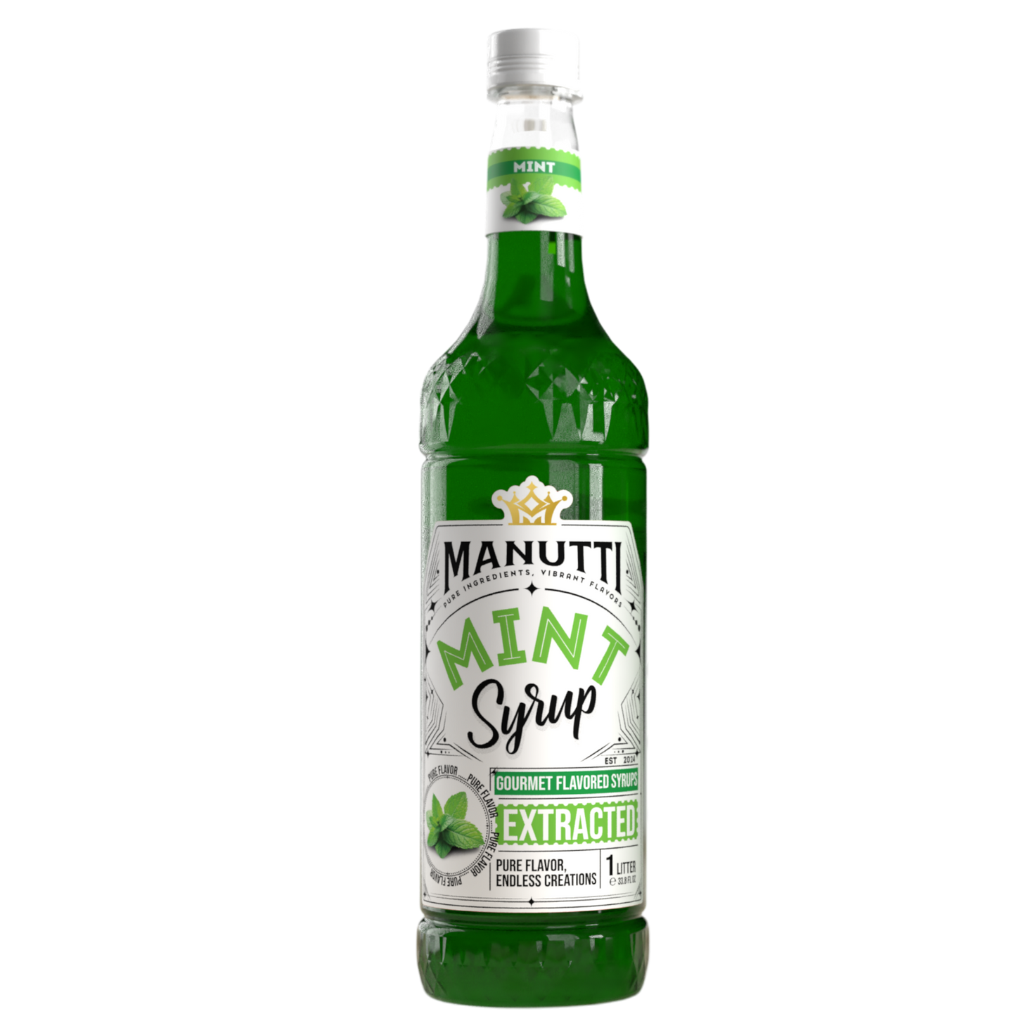 Manutti Mint Syrup - 1 L