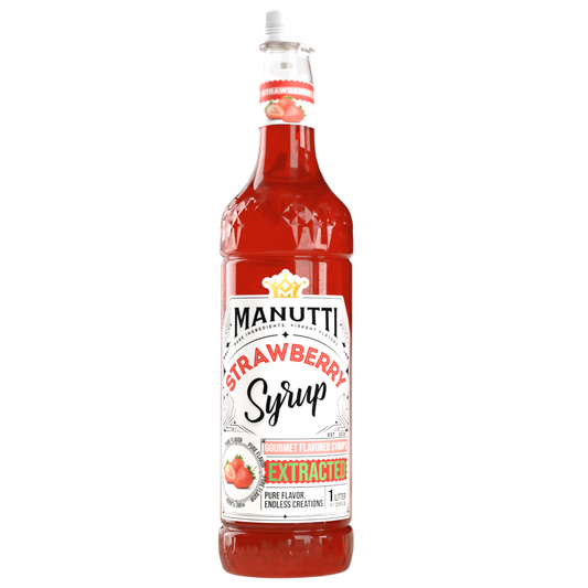 Manutti Strawberry Syrup - 1 L