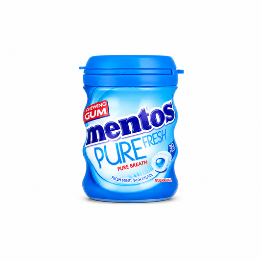 Mentos Pure Fresh Pure Breath Sugar Free Chewing Gum – 30 Pieces - 60 gm
