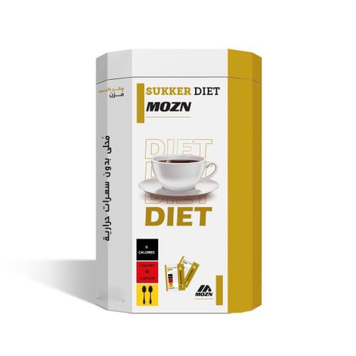 Mozn Sukker Diet (Zero Calories Sweetener) - 48 Sachets - Default Title - Image 1 | Handmade in Egypt