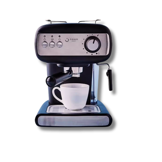 Noon Manual Espresso Coffee Machine - Black