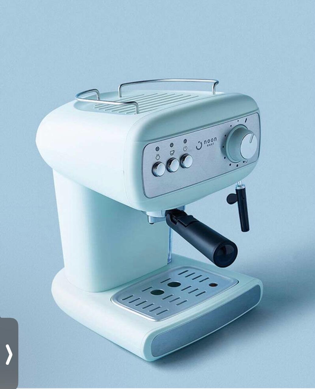 Noon Manual Espresso Coffee Machine - Black