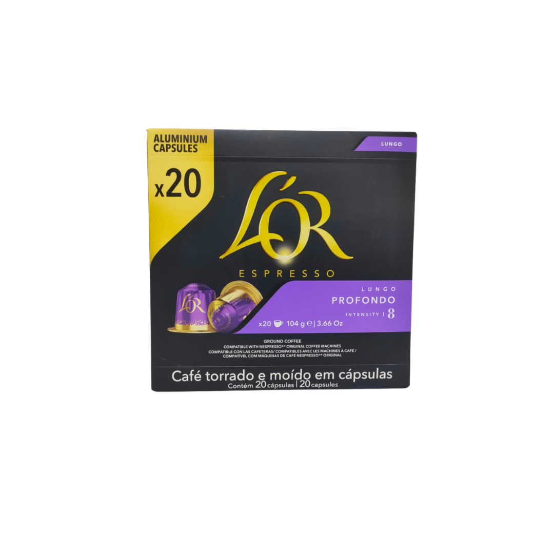 L'OR Aluminium Capsules Espresso Profondo - 20 Capsules