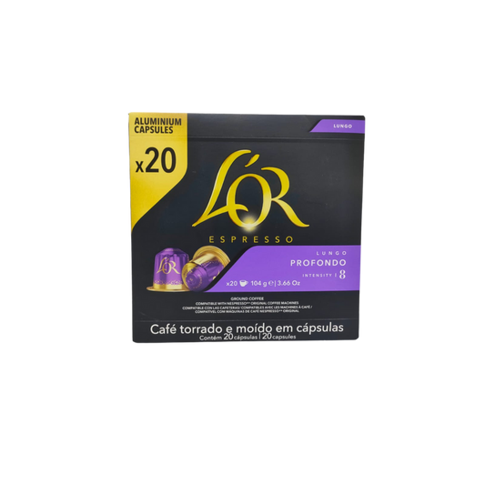 L'OR Aluminium Capsules Espresso Profondo - 20 Capsules