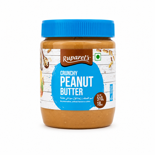 Ruparel's Crunchy Peanut Butter - 510 gm