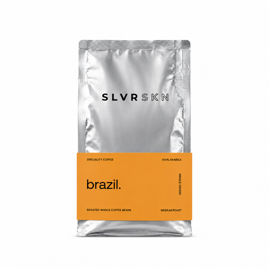 SLVRSKN Roasted Whole Beans - Brazil - 200 gm