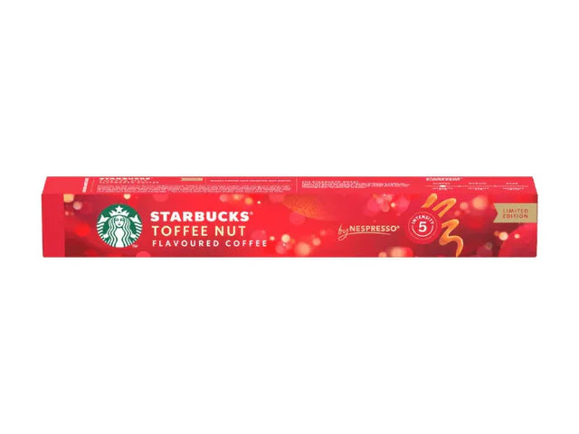 Starbucks Toffee Nut Flavored Coffee - 10 Capsules -LIMITED EDITION- - Default Title - Image 1 | Handmade in Egypt