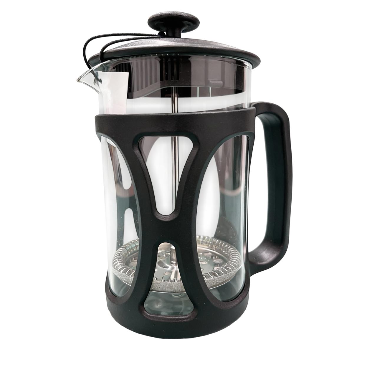 TMH Glass French Press Infinity (Black) -600 ml
