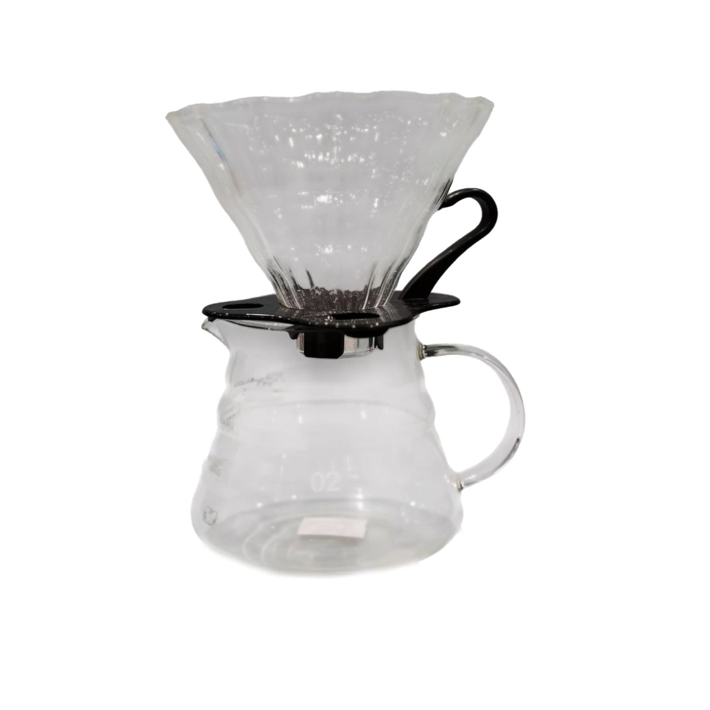 TMH Glass Pour Over Coffee Maker Set with Dripper & Carafe - 500 ml