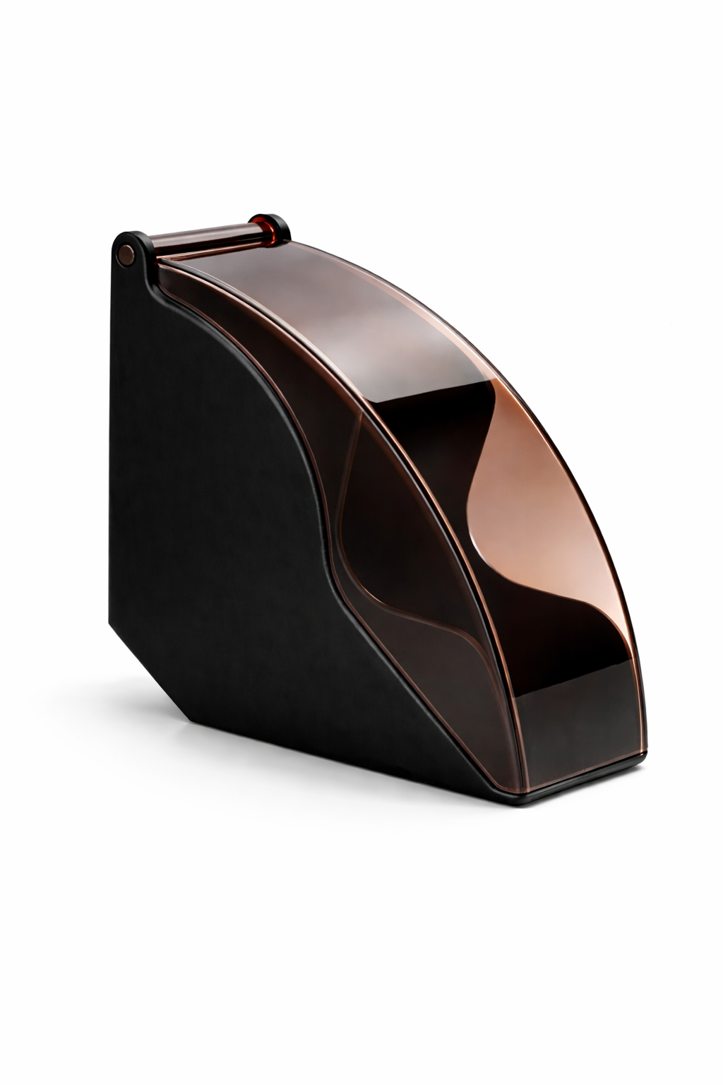 TMH Acrylic V60 Coffee Filter Case with Flip Lid – Dust-Proof Paper Filter Holder for Pour Over Brewing