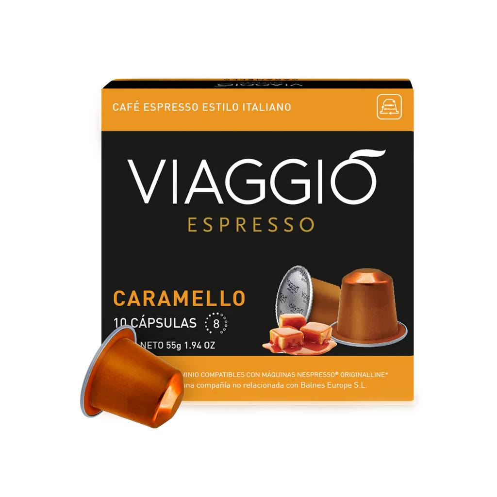 Viaggio Espresso Nespresso Compatible Caramello - 10 Capsules