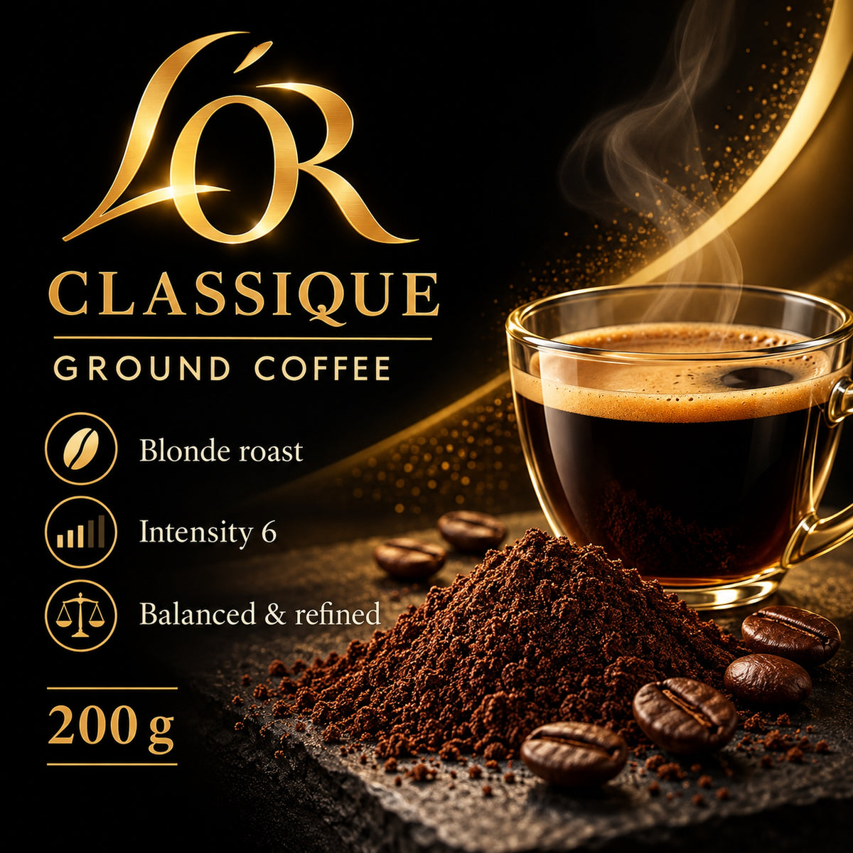 L'OR Ground Coffe Classique - 200 gm