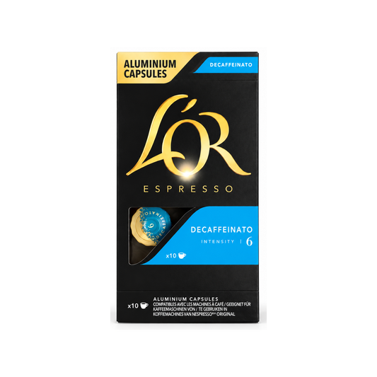 L'OR Aluminium Capsules Espresso Decaffeinatio - 10 Capsules