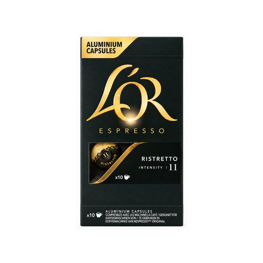 L'OR Aluminium Capsules Espresso Ristretto - 10 Capsules