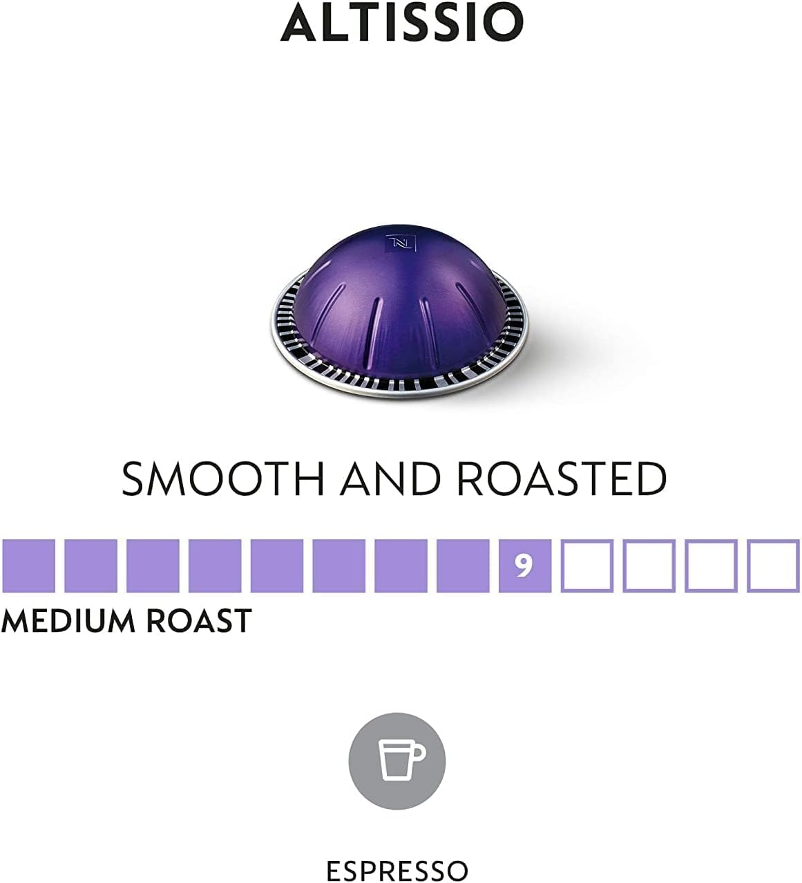 Nespresso VertuoLine Espresso ALTISSIO-10 Capsules