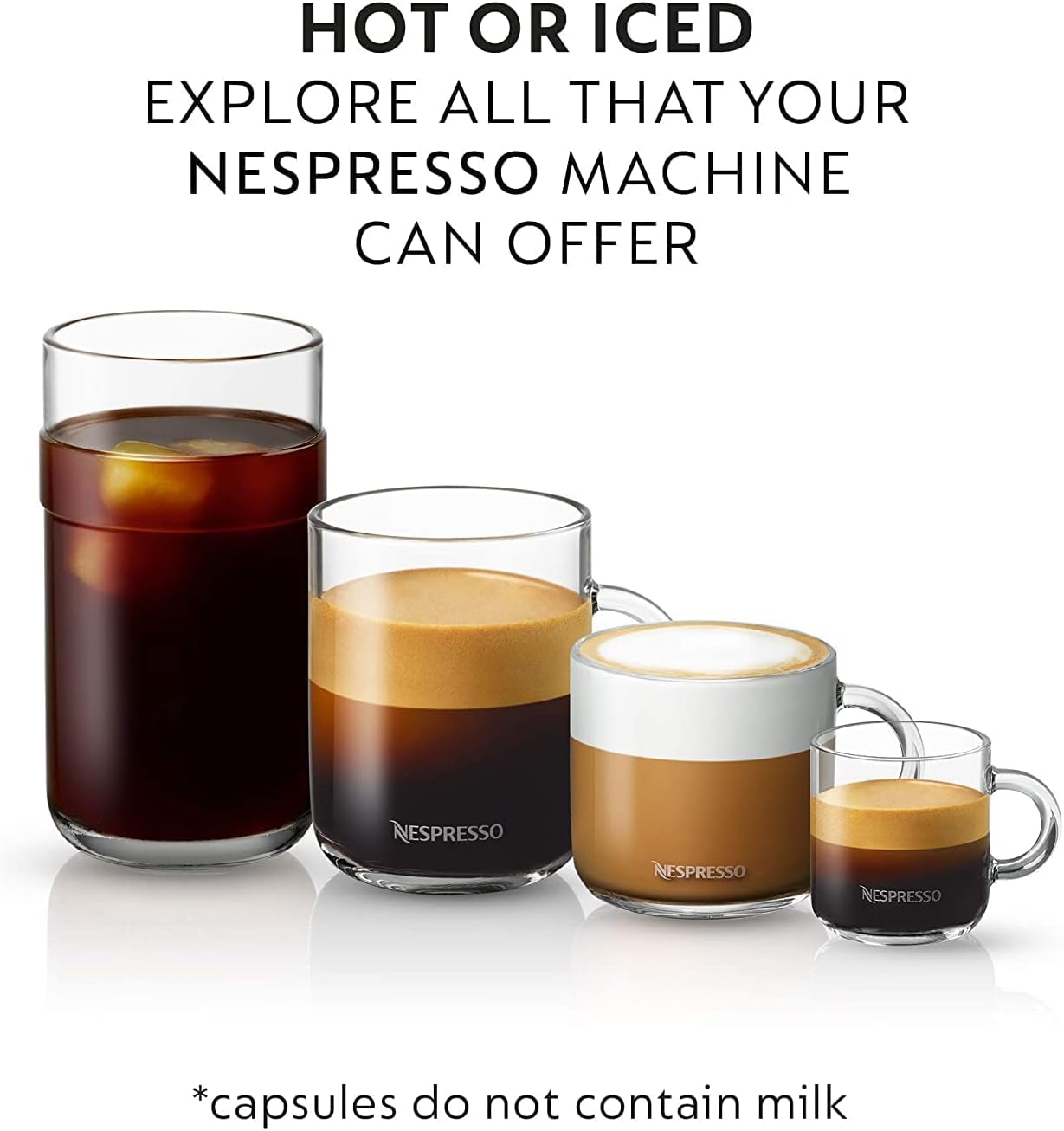 Nespresso VertuoLine Espresso ALTISSIO-10 Capsules