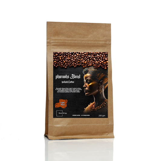 BeanWrap Pharaoh's Blend Plain Light Turkish Coffee - 200 gm