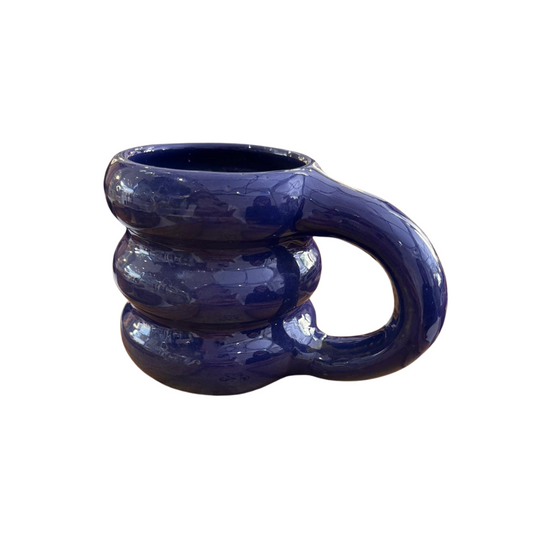 Zaha Handmade blue mug - 350 ml