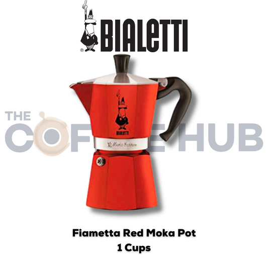 Bialetti Fiametta Red Moka Pot -1 Cup
