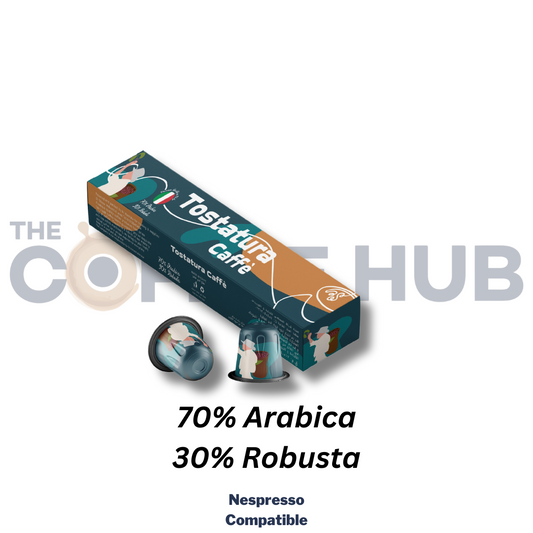 Tostatura Caffe Nespresso Compatible "70% - 30%" - 10 Capsules
