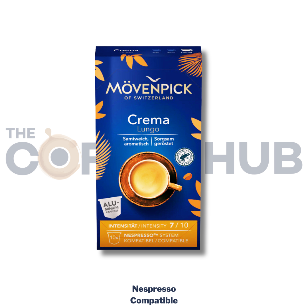 Movenpick Nespresso Compatible Crema Lungo- 10 Capsules