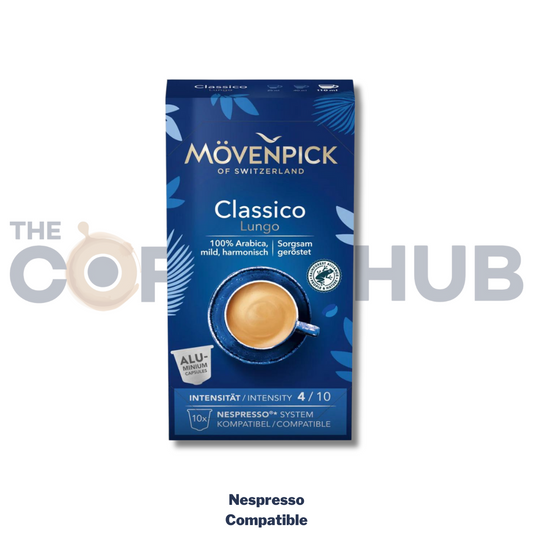 Movenpick Nespresso Compatible Classico Lungo- 10 Capsules